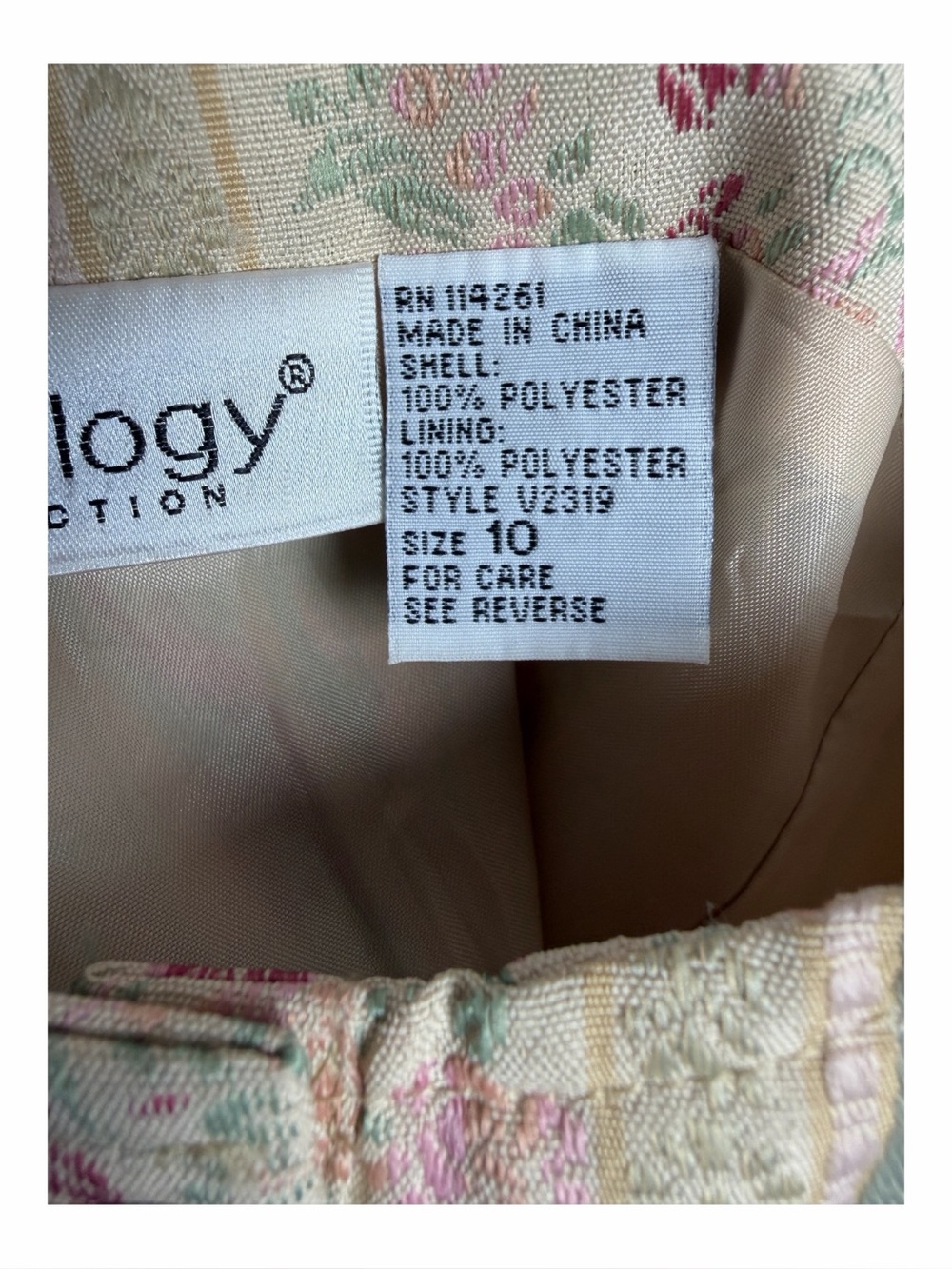 Jeanology Collection Vintage Y2K Floral & Stripe Pattern Corset Top Size 10 EUC - Picture 5 of 14